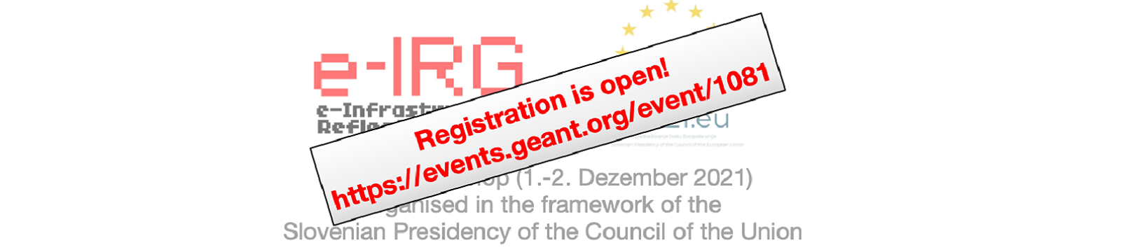 1-2 Dicembre 2021, e-IRG Workshop